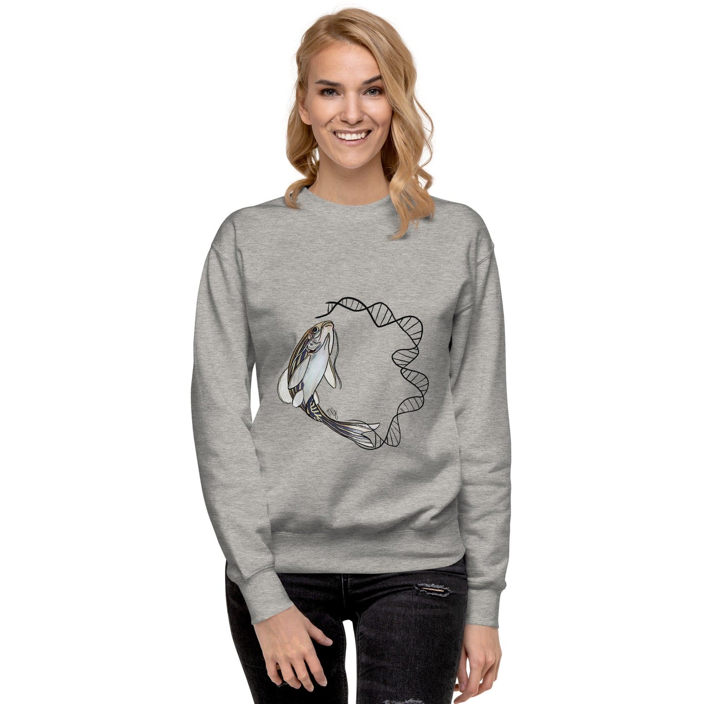 Science Art Unisex T-Shirt - Light | Zebrafish Design