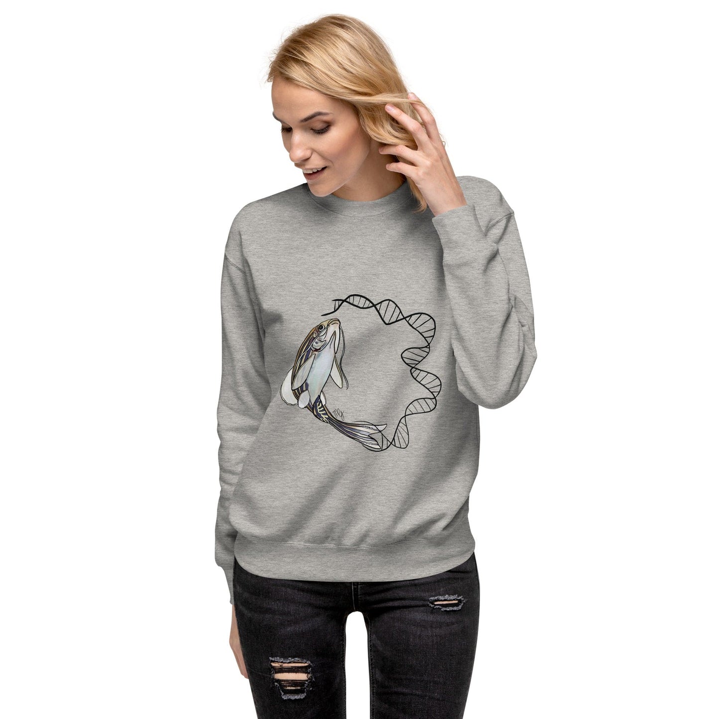 Science Art Unisex T-Shirt - Light | Zebrafish Design