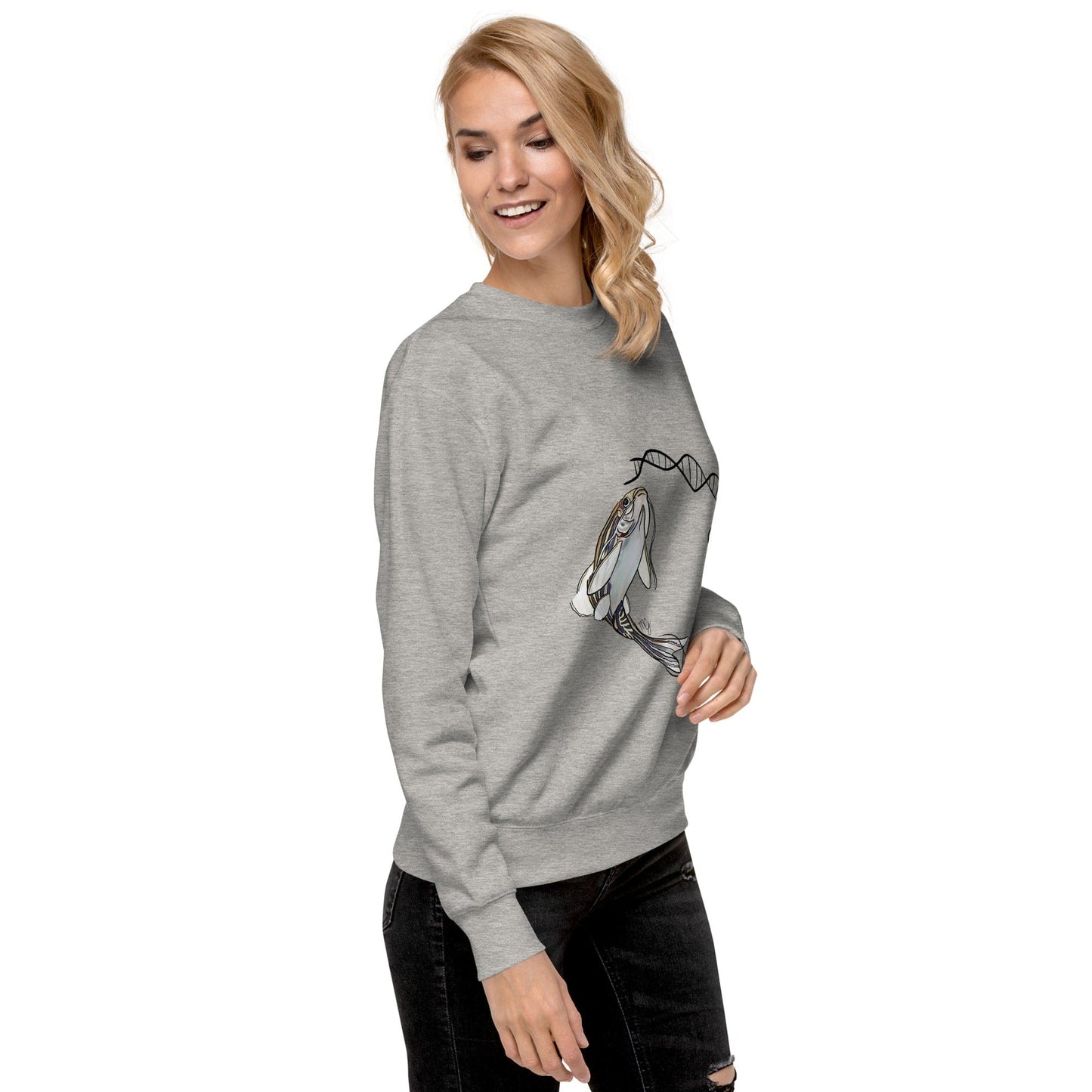 Science Art Unisex T-Shirt - Light | Zebrafish Design