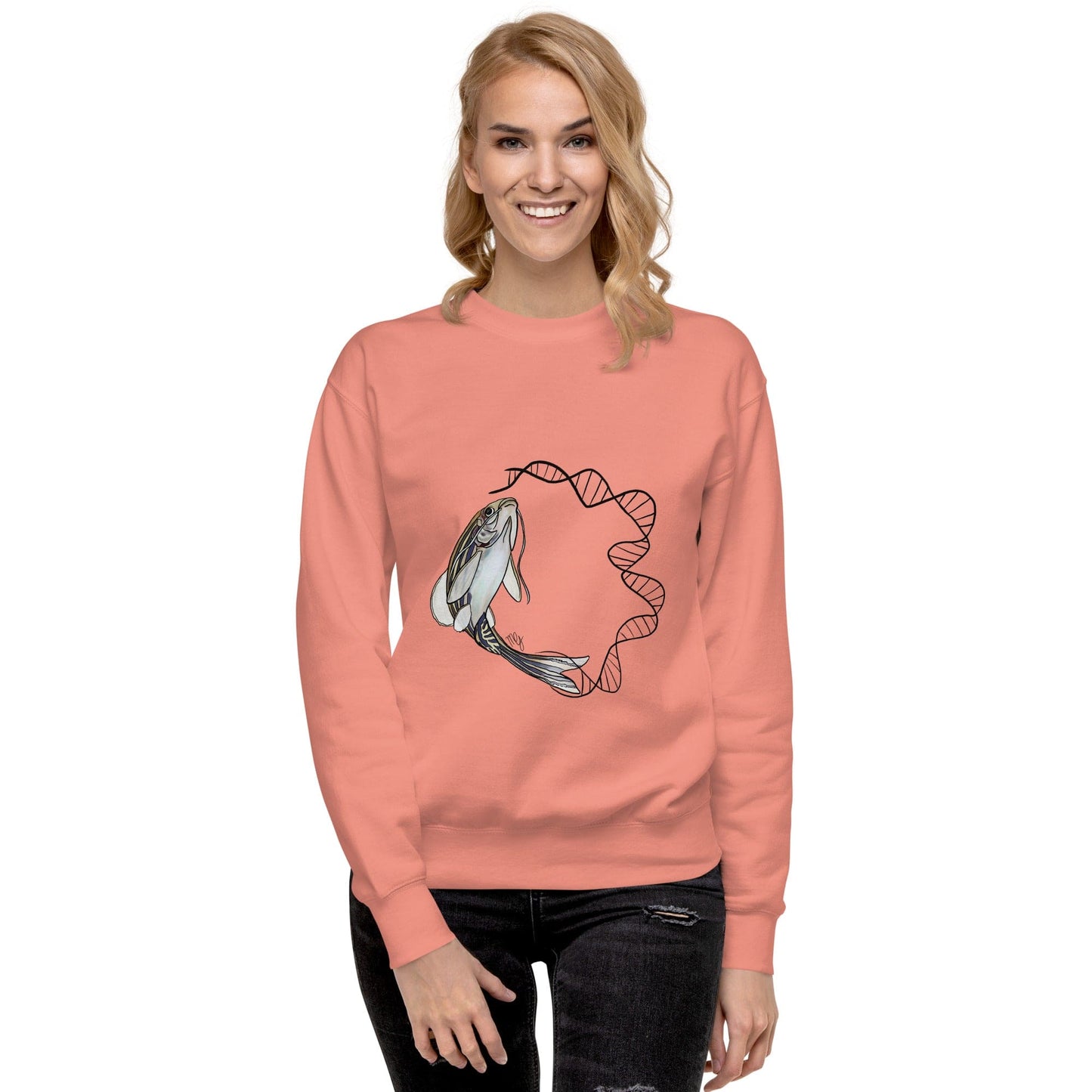 Science Art Unisex T-Shirt - Light | Zebrafish Design