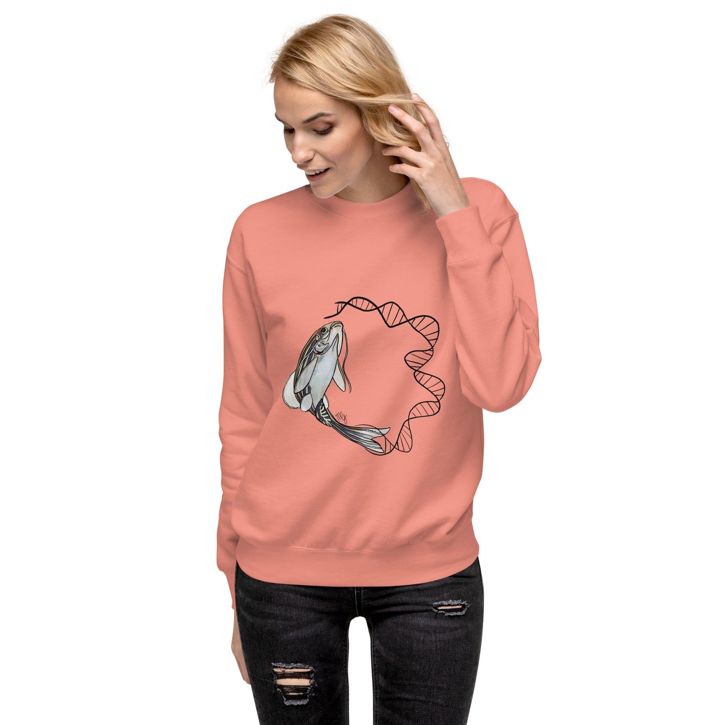 Science Art Unisex T-Shirt - Light | Zebrafish Design
