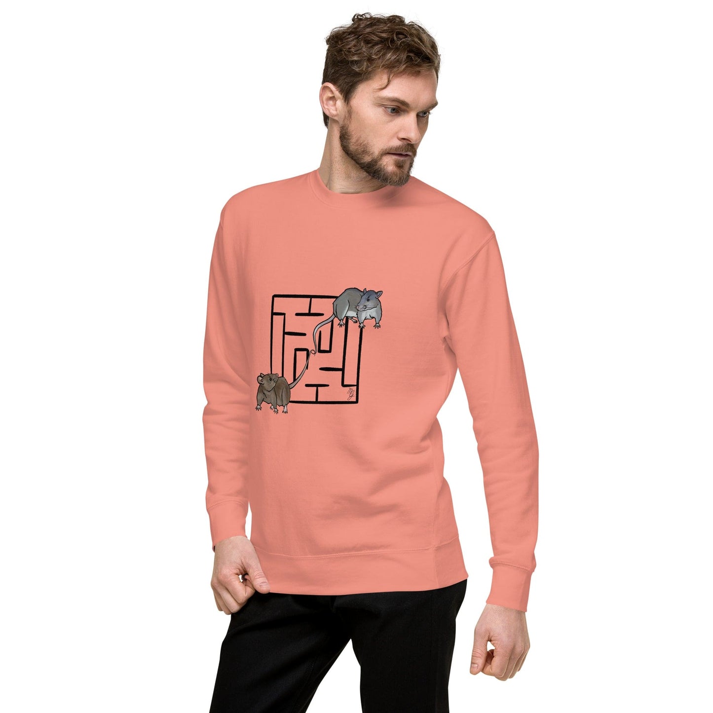 Science Art Unisex T-Shirt - Light | Rat Design