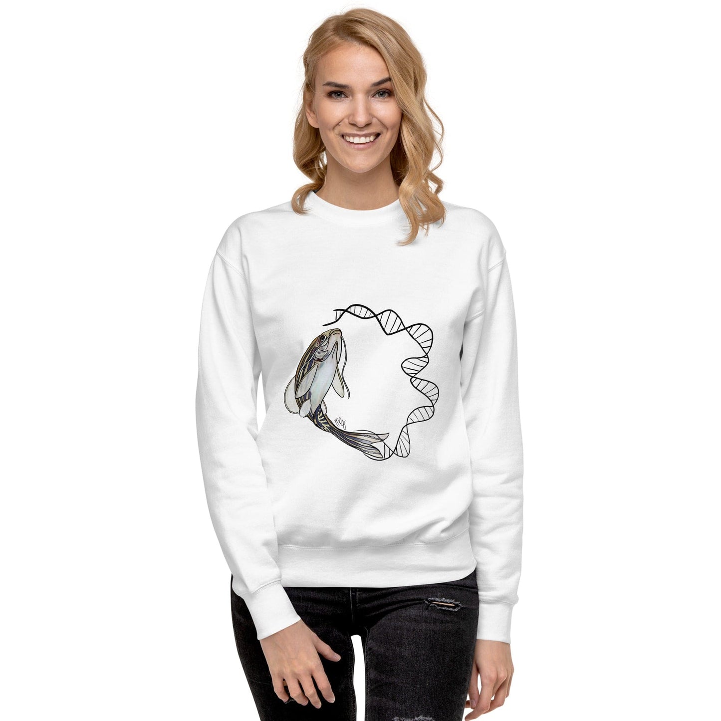 Science Art Unisex T-Shirt - Light | Zebrafish Design