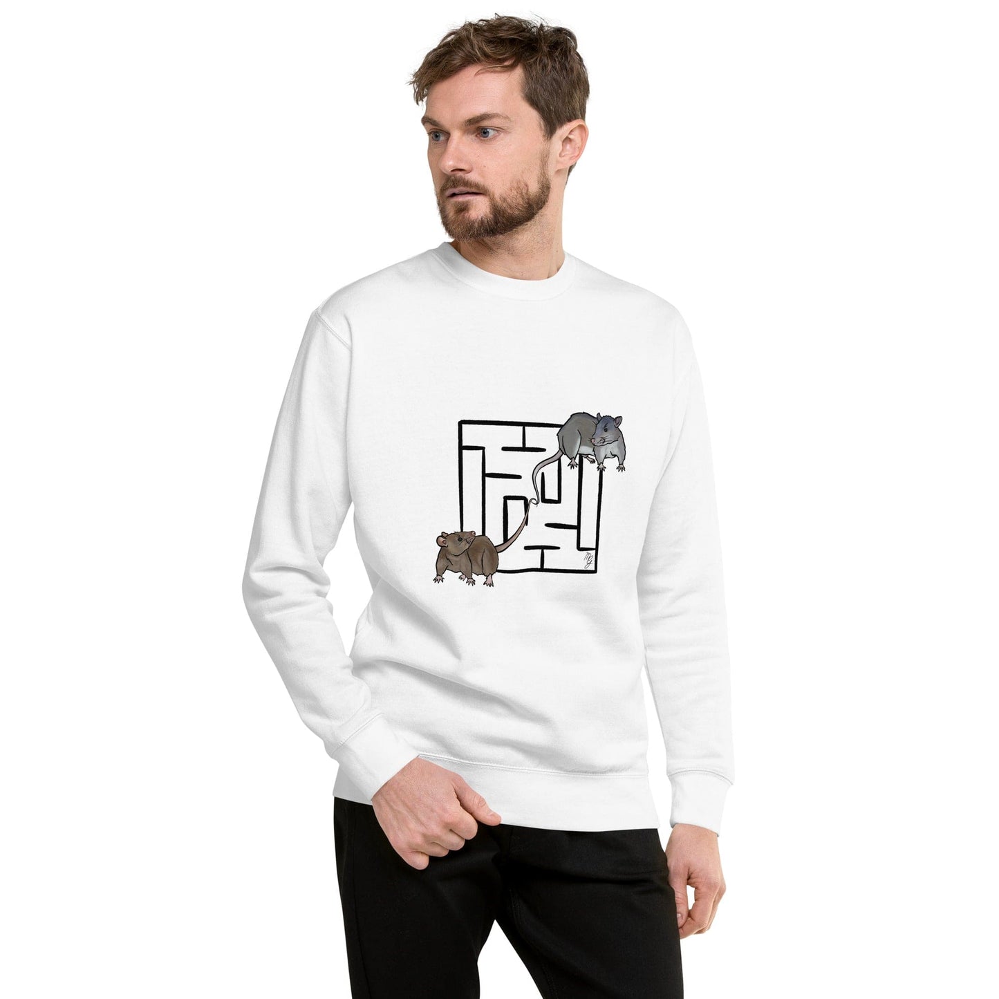 Science Art Unisex T-Shirt - Light | Rat Design