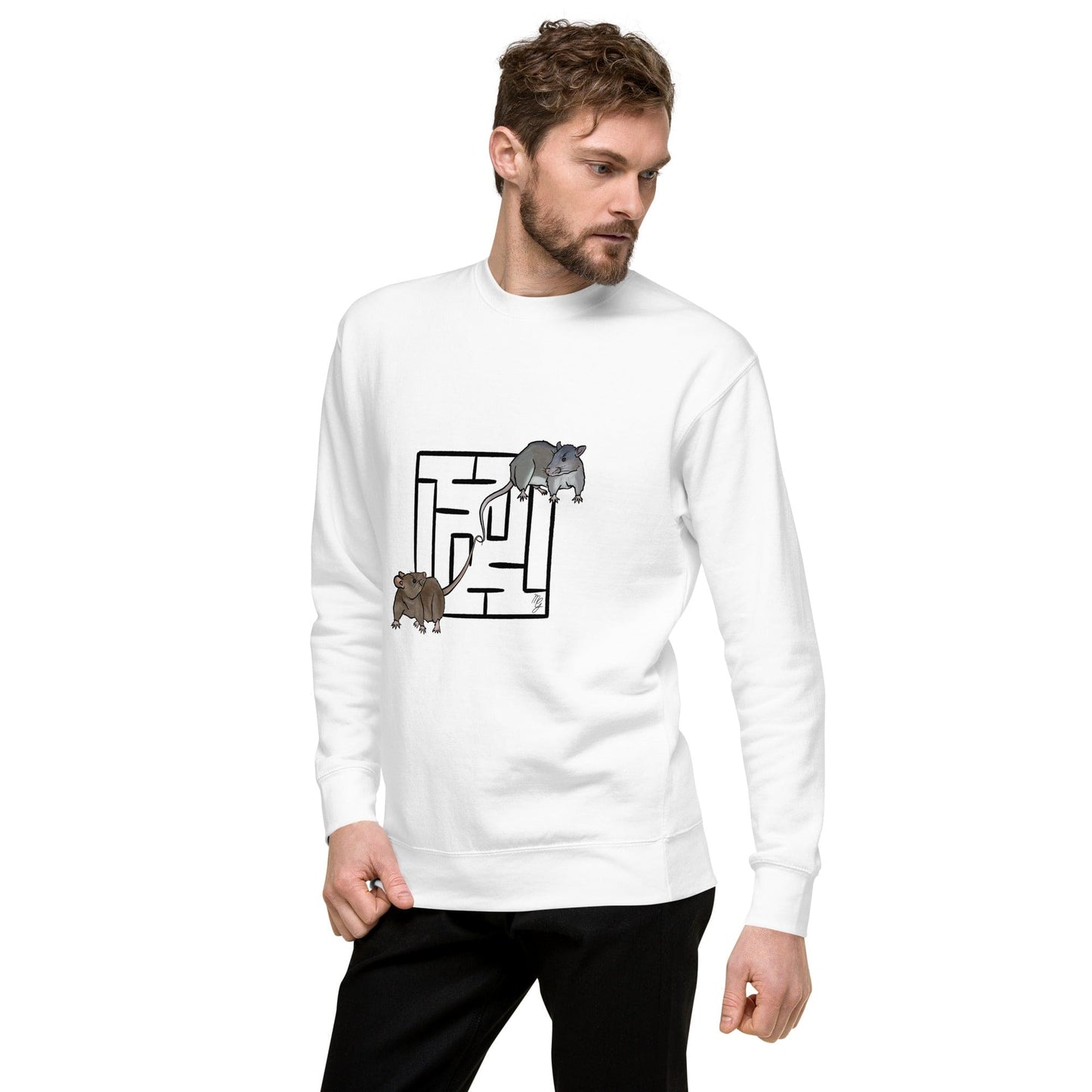 Science Art Unisex T-Shirt - Light | Rat Design