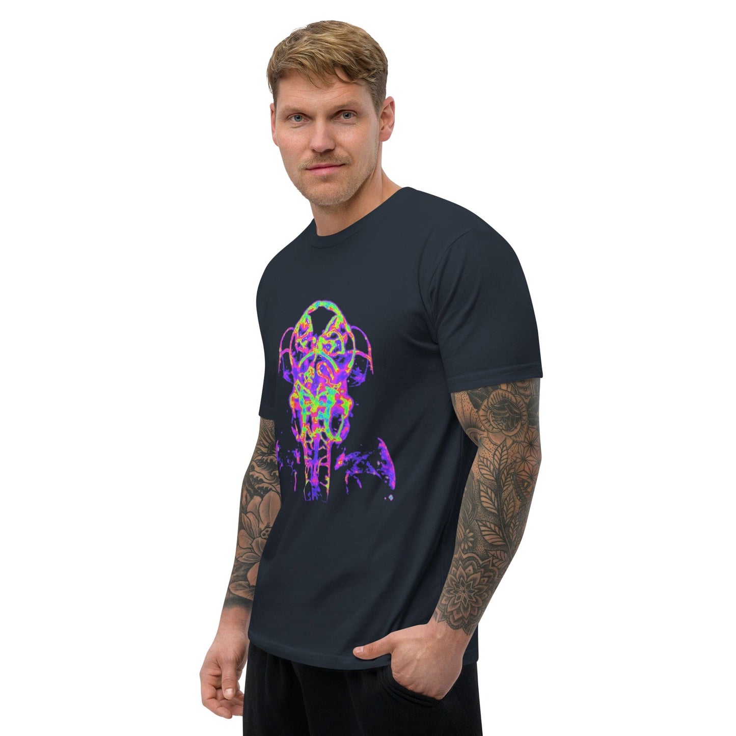 Men T-Shirt - Microscopy Science Art - Youth