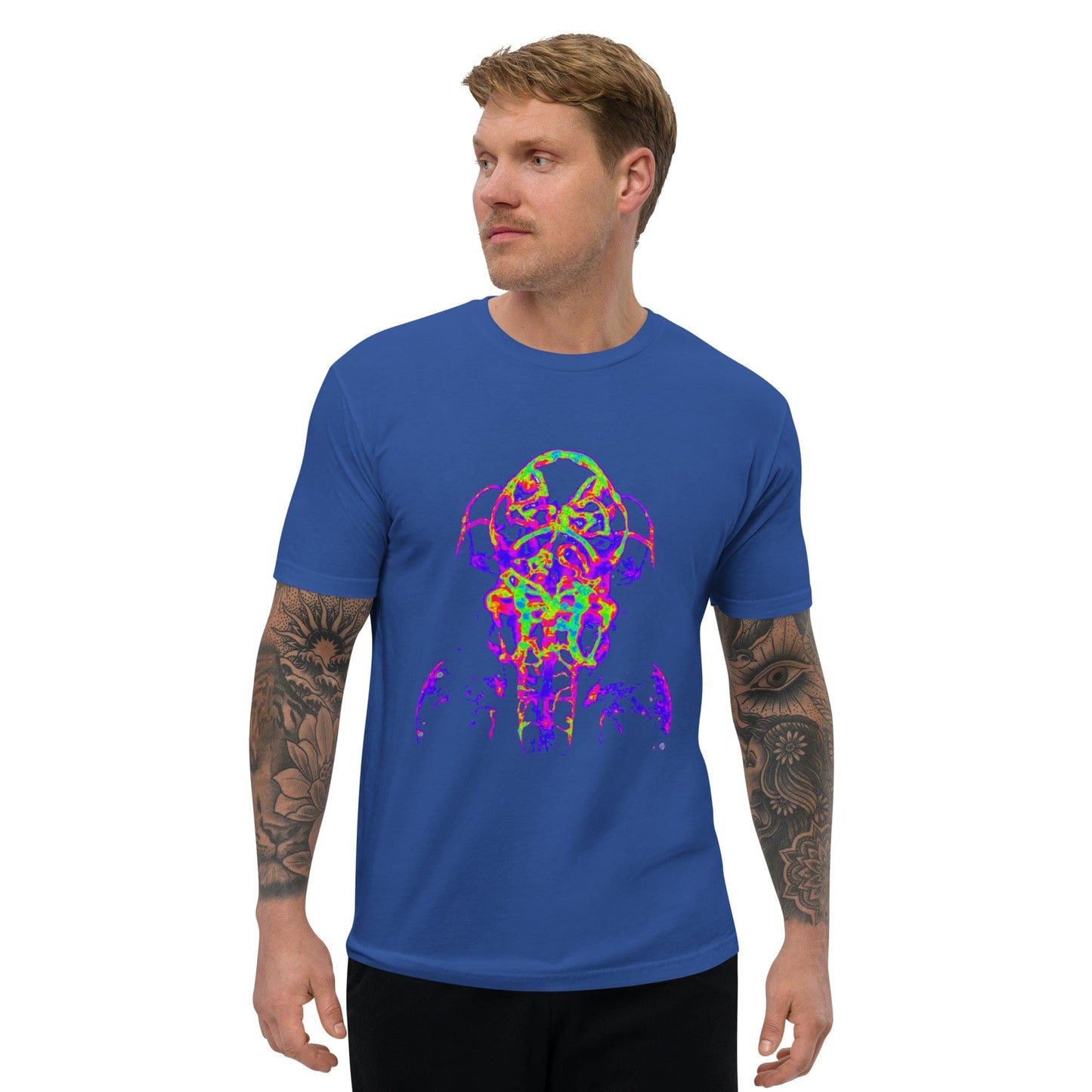 Men T-Shirt - Microscopy Science Art - Youth